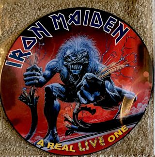 Iron Maiden 1993 A Real Live One Picture Disc Nm