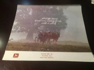 John Deere 1979 ‘that No Man Need Ever Again Farm With A Stick’ Calendar