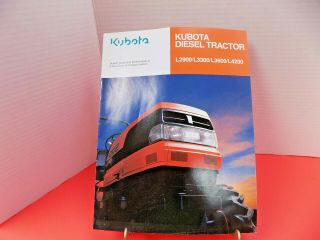 Kubota L2900 L3300 L3600 L4200 Diesel Tractor Product Guide 16 Pps Oem Auth