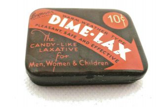 Vintage Medicine Tin Layman 
