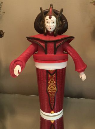 Queen Padme Amidala Plastic Drink Cup &topper 1991 Star Wars Leader Of Naboo 13”