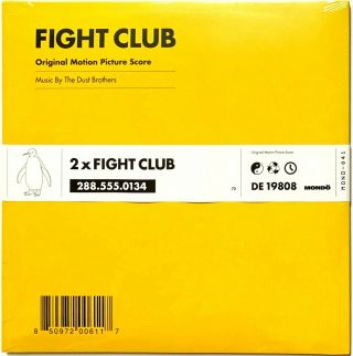 Fight Club - Movie Soundtrack Lp [pink Vinyl] Record Album [mondo]