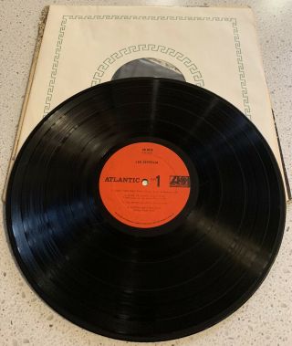 Led Zeppelin I Red Label - Atlantic Records 1969 Vinyl LP - SD 8216 3