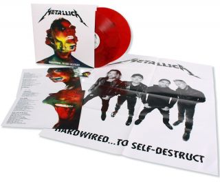 Metallica - Hardwired To Self - Destruct,  2016 Record Store Day Red 2lp,  Poster