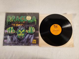 Vtg 1978 Vinyl Record Lp Story Of Dracula Kid Stuff Repertory Co.  In Shrink Nm -