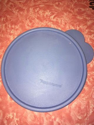 Tupperware Blue Round 6 " Replacement Lid (c) 2541