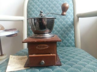 Vintage Mr Dudley International Coffee Grinder With Guarantee