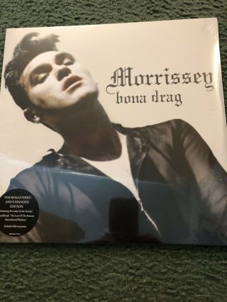Morrissey Bona Drag 2 X Lp Uk Expanded Edition Lp W/poster The Smiths