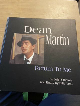 Dean Martin Return To Me Book By John Chintala And Essay By Billy Vera
