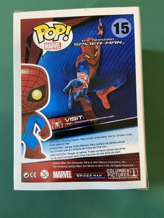 Funko POP Marvel The Spiderman Spider - man 15 Rare Retired 3