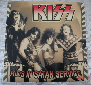 Kiss ‎ " Kids In Satan Service " Lathe Cut - Live In Canada,  7 " 5 Of 50 Copies