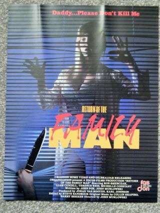 Return Of The Family Man (video Dealer Brochure,  1990) Michele Constant Thriller