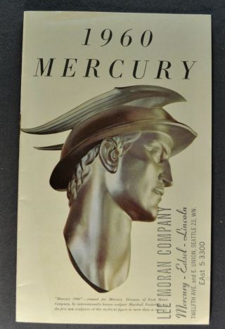 1960 Mercury Small Brochure Monterey Montclair Park Lane Colony Park Wagon 60