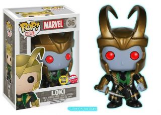 Funko Pop Marvel: Loki 36 Gitd Thor The Dark World Frost Giant Fugitive Toys