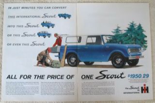 1962 International Harvester Scout Ad Ih Light Duty Truck Passenger Car Top Off