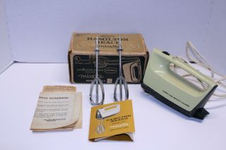 Vintage Hamilton Beach Mixette Hand Mixer Model 87 - 1