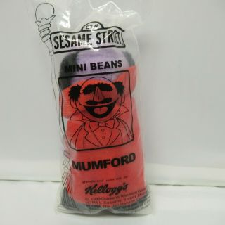 MUMFORD SESAME STREET Mini Beans KELLOGG ' S Cereal Toy Package 2