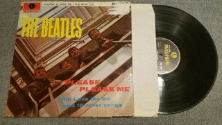Beatles Please Please Me Uk Mono Lp Parlophone Pmc1202 (1963 - 64 4th Press)