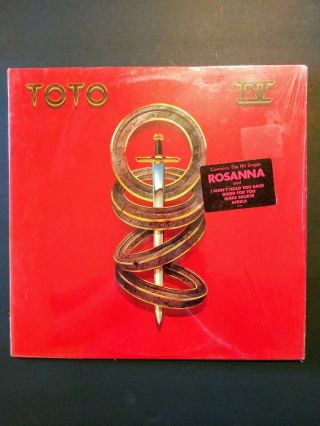 Toto Iv Vinyl Lp 1982 Columbia Pressing Fc37728 Shrink And Hype Sticker