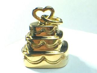 Tiffany & Co.  18k Yellow Gold Three Layers Wedding Cake Charm.  11.  1gm