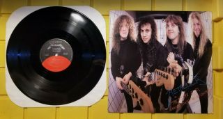 Vintage Lp Vinyl Album Metallica Garage Days Re - Revisited 1987 Elektra 6c2