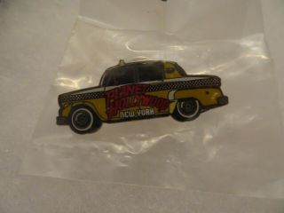 Planet Hollywood Pin York Location Yellow Taxi Cab Logo