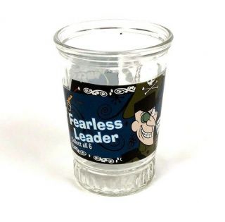 The Adventures Of Rocky And Bullwinkle Bama Jelly Jar Glass 5: Fearless Leader