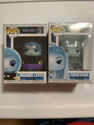 Funko Haunted Mansion Pops: Constance Hathaway And Madame Leota