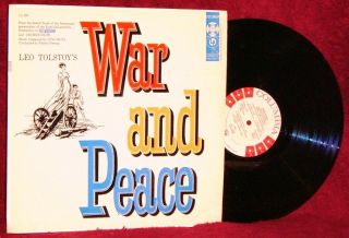 Ost Lp War And Peace Nino Rota 1956 Columbia 6 Eye Wlp Near