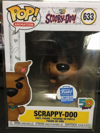 Funko Pop Scrappy Doo 633 Shop Limited Edition Scooby Doo W/protector
