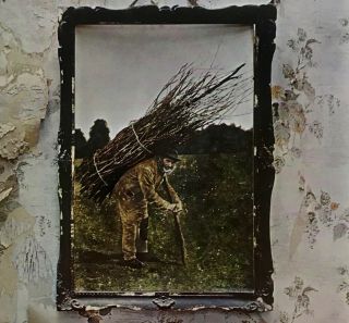 1971 Led Zeppelin Iv 4 Zoso Album Record Vinyl Lp Ksd 19129 Near