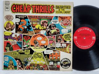 Janis Joplin W/big Brother Thrills Orig 1968 Nm 360 Sound Stereo Lp 1c/1c