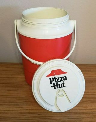 Vintage Pizza Hut Logo 1/2 Gallon Thermos Water Cooler Jug By Gott 1502