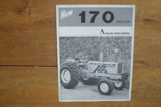 1968 Allis - Chalmers 170 Tractor Specifications Data Brochure