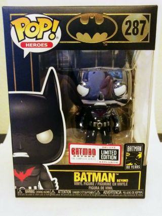 Batman Beyond Limited Edition Exclusive 287 Funko Pop,  Lenticular Cards