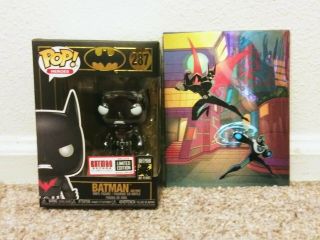 Batman Beyond Limited Edition Exclusive 287 Funko Pop,  Lenticular Cards 3