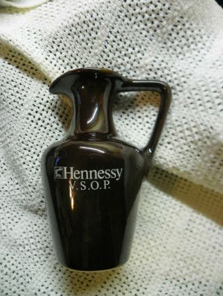 Vintage Hennessey Vsop Cognac Bar Barware Decor Brewerianna Ceramic Pitcher Jug
