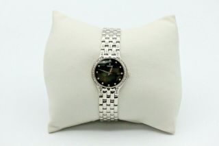Vintage Concord 18k White Gold Diamond Quartz Watch