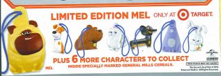 General Mills 2016 The Secret Life Of Pets Keychain Toy Danglers