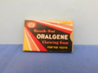 Vintage Beech Nut Oralgene Chewing Gum For The Teeth Samplew Full Box