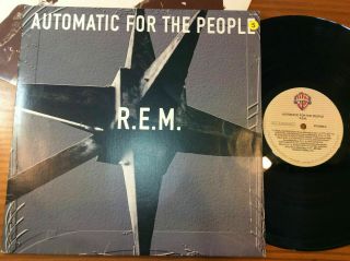 R.  E.  M Rem Automatic For The People Lp 1992 Brazil Near Mint_out Of Time
