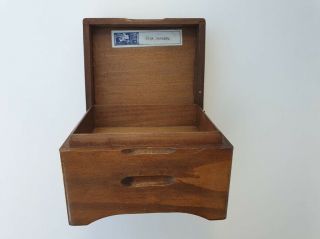Vintage Wooden Music Box By Sunley Musical Products
