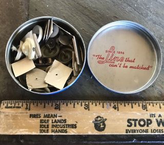 Vintage Panama Underwood Typewriter Ribbon Advertising Tin Manifold With Tact’s