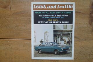 1967 Fiat 124 Sports Coupe Road Test Brochure