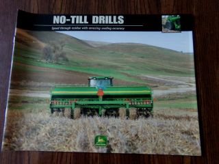 John Deere Sales Advertising Brochure No - Till Drills