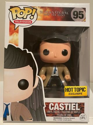 Funko Pop Supernatural 95 Castiel (with Wings) Hot Topic Exclusive