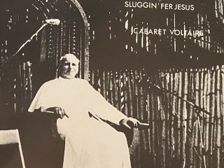 Cabaret Voltaire Uk Sluggin’ Fer Jesus Promotional Poster