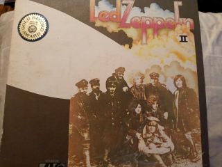 Led Zeppelin - Ii 1969 Us 1st Press Vinyl Lp 33 Sd 8236 Atlantic Records