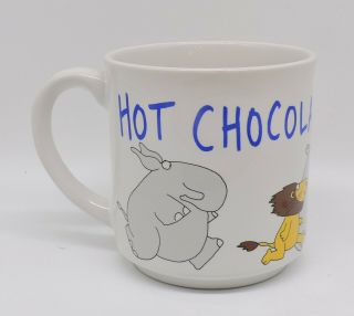 Vintage Nestle Quik Mug " Hot Chocolate Time " 1986 Sandra Boynton B3