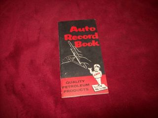 Vintage Elreco Auto Service Record Book,  1957 - 58 Calendar,  Nos.